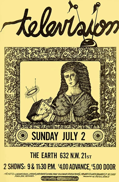 UNKNOWN Television - 1978 - Portland OR - Poster
