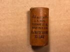 Vintage 1958 Mallory 200 uf 15v Axial Capacitor Paper Tube Amp Cap TC-1502
