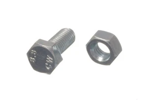 Neuf 40 X Ensemble de Boulons Hex Vis 4.8 Grade M8 20mm BZP Plaqué Zinc - - Bild 1 von 1