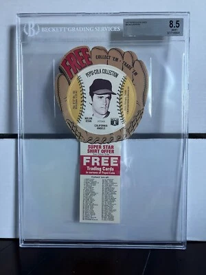 1977 Pepsi Glove Discs Nolan Ryan BGS 8.5 NM-MT+ - Image 1 of 2