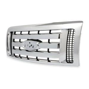 For Ford 2009-2014 F-150 Grille Grill Front Bumper Hood Guards Chrome - Picture 1 of 6