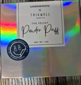 Trigwell Cosmetics Velvet Powder Puff (2 pack) New in Box - Picture 1 of 4