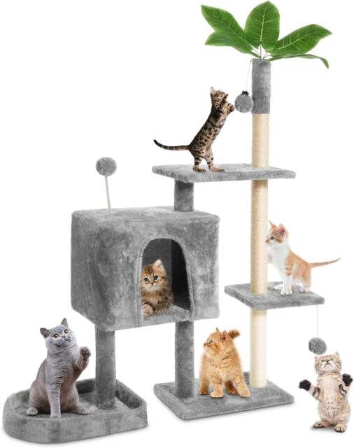 Gatos Tree House Condominio parque de entretenimiento de la perca estable  Muebles para gatos cachorros de la torre de multinivel - China Gato Gato y  Árbol de la torre precio
