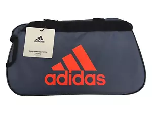 Adidas Diablo kleiner Seesack in dunkelblau & orange - für Fitnessstudio, Reise, Camping - Bild 1 von 4