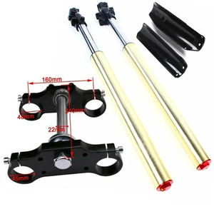 110cc 125cc Apollo 45/48mm Front Forks Shock Triple Tree Clamp For Dirt Pit Bike - Picture 1 of 12
