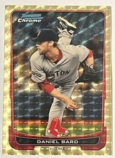 2012 Bowman Chrome Daniel Bard Superfractor #1/1 Boston Red Sox Colorado Rockies
