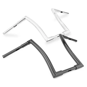 1-1/2" Fat Bar 12" 14" 16" Rise Ape Hanger Handlebar For Harley Dyna Softail XL - Foto 1 di 9