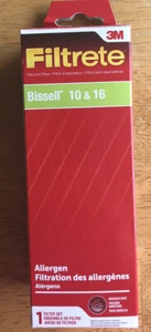 Filtro de alérgenos al vacío Filtrete 3M Bissell 10 y 16 # 66810B nuevo en caja - Imagen 1 de 2