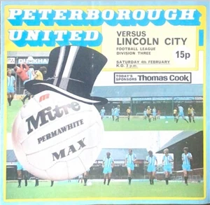 Peterborough United V Lincoln City - 1977/78 Division 3 - 4th February 1978 - Picture 1 of 1
