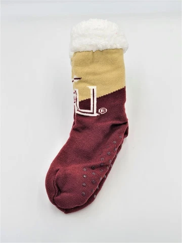 FOCO NCAA Licensed Florida State Seminoles Color Block Footy Slippers Cover