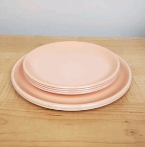 Set 6 Piatti Rubbermaid Melamina Melmac 10" 3840 8" Insalatiera Pesca - Foto 1 di 15