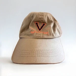 Gorra de béisbol UVA de la Universidad de Virginia Gorra Cavaliers Cavs Bronceada De Colección y Usada Suave - Imagen 1 de 10