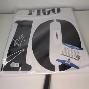 Luis Figo Autographed Real Madrid Jersey JSA COA - Picture 1 of 4
