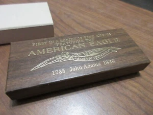 First Series American Eagle Made By Schrade Stockman # 04354 Messer - Bild 1 von 12