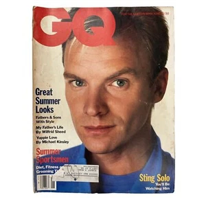 GQ-JUNE 1985-STING-KELLY LEBROCK-KEIFER SUTHERLAND-WILL PETERSON-JEFF AQUILON Ad - Picture 1 of 2