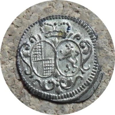 elf Germany Brandenburg Bayreuth Margraviate 1 Pfennig 1746 CLR  J91  Clipped - Image 1 of 2