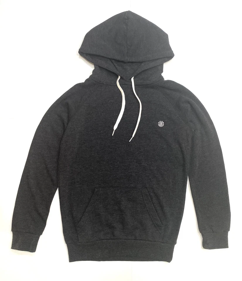 Sudadera con capucha para mujer Element negra jaspeada, talla: S Foto 1 de 2