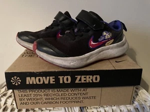 Nike Star Runner 3 Girls Running Trainers Size 10 Easy Stick Fastening - Picture 1 of 7