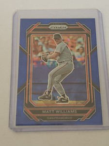 2023 Prizm Matt Williams Blue Ice San Francisco Giants