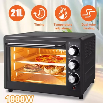 Minibackofen 21 Liter Mini Backofen Backofen Ofen Pizza Grill Timer Kleiner DHL - Bild 1 von 4