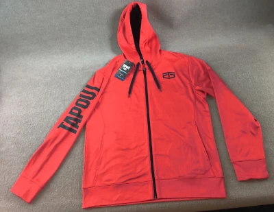 Sudadera con Capucha de Lucha Tapout MMA Para Hombres L Aeropostale Edición Exclusiva Roja Cremallera Completa NUEVA Foto 1 de 4
