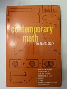 Contemporary Math by Frank Clark 1964 with dust jacket - Foto 1 di 8