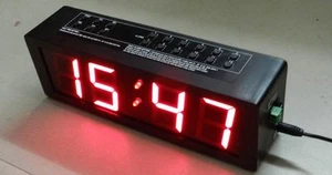 Alarm Clock with 12 Daily Programmable Alarms , display in 2.3" High LED Digits - Picture 1 of 4