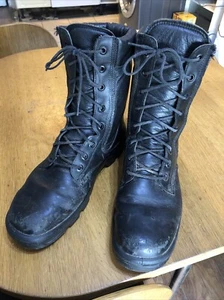 Bata Industries Size 10 Uk Black Leather Boots - Picture 1 of 6