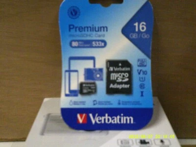 Verbatim Premium 16GB/Go 60 MB/s Reader speed 533x - Image 1 of 3
