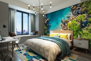 3D See Kiefer M12668 Tapete Wandbild Selbstklebend Abnehmbare Aufkleber Eve - Bild 1 von 11