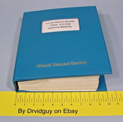 Hitachi Model TU-HD1000 / CX-HD1000 Triax System Service Manual - Image 1 of 2