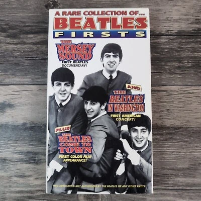 A Rare Collection of Beatles Firsts The Mersey Sound Goodtimes VHS 1995 Tested - Image 1 of 4