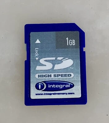 Integral 1 GB High Speed SD Memory Card #73 - Image 1 of 2