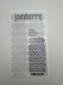 Jamberry Nail Wraps Suddenly Lilac Full Sheet (floral/flowers) - Picture 1 of 2