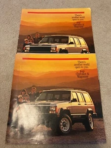 1986 Jeep Cherokee and Wagoneer 24-page Vintage Car Brochure Catalog - Picture 1 of 1