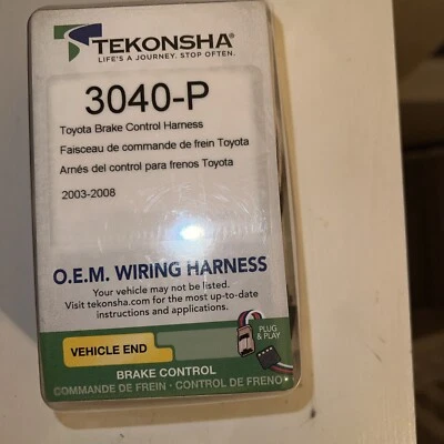 Arnés de cables de control de frenos Tekonha 3040-P 2003-2008 Toyota Tundra OEM Foto 1 de 2