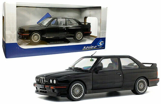 Bmw M3 E30 Sport Evo Nera 1990 Solido S1801501 1/18 Evoluzione Metallo