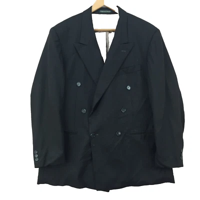 Chaqueta Blazer de Lana Brandini Premium Diseño de Lujo Verde Oscuro para Hombre Talla UK 42R Foto 1 de 4