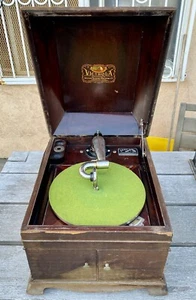 Antiker Plattenspieler Victrola Victor Talking Machine von 1904 VV-IX UNGETESTET - Bild 1 von 12