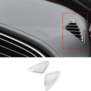 Stainless For Benz E-Class 2024+ Car Instrument Side Air Outlet Cover Mesh Trim - Picture 1 of 10