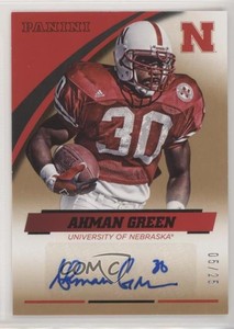 2015 Panini Nebraska Cornhuskers Signatures Gold /25 Ahman Green #AHG-NEB Auto