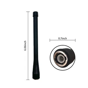 VHF BNC Antenna FA-B02AR For IC-A4 IC-A5 IC-A23 IC-A24 IC-A6 Portable Radio - Picture 1 of 2