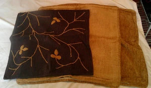 3 Kiste und Fass Überwurf Kissenbezug (2) 20"x20" und 1 (18x18) - Bild 1 von 10