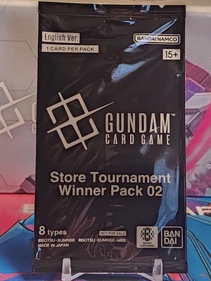 Gundam Juego de Cartas TCG Torneo Ganador Pack 02 *Sellado *Inglés Foto 1 de 3