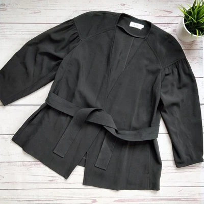 A.L.C. Chaqueta Kendrick Tie Waist Open Front 10 Foto 1 de 4