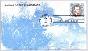 #2433b PRESIDENTE ABRAHAM LINCOLN, GUERRA CIVIL HUNDIMIENTO DE CUMBERLAND FDC - Imagen 1 de 1