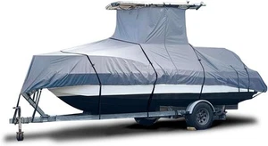 Heavy Duty T-Top Boat Cover, Fits 20Ft to 30Ft Long Center Console Boat with T-T - Picture 1 of 5