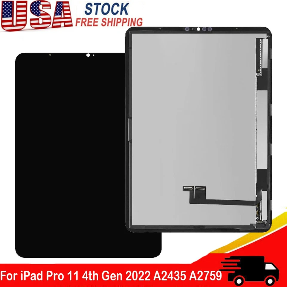 11" For iPad Pro 11 4th Gen 2022 A2435 A2759 LCD Display Touch Screen Digitizer - Image 1 of 4