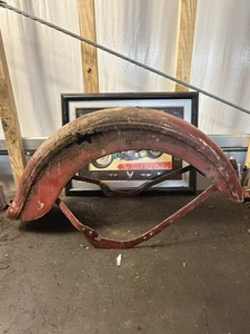 OLD Harley OEM Knucklehead UL Panhead Flathead Springer Fork Front Fender 156G - Bild 1 von 22