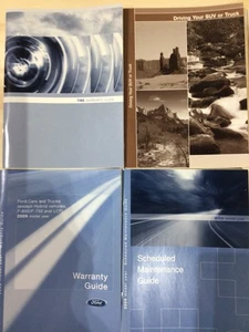 2009 FORD Ranger Owners Manuals- Warranty, Scheduled Maintenance, Driving - Bild 1 von 2
